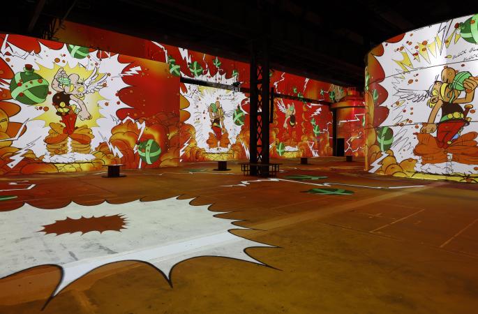 asterix fond rouge phoenix