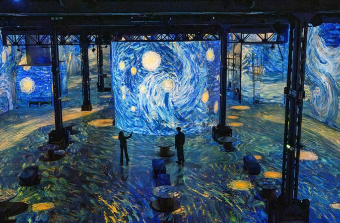 nuit étoilée van gogh atelier