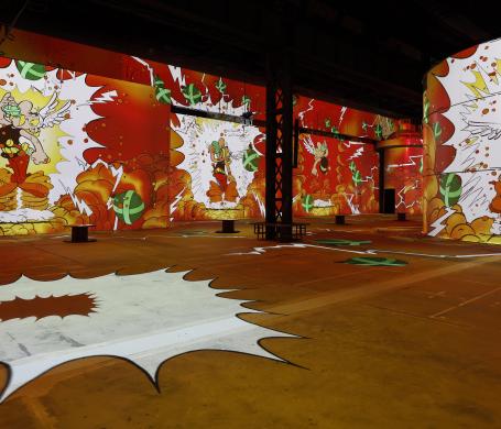 asterix fond rouge phoenix